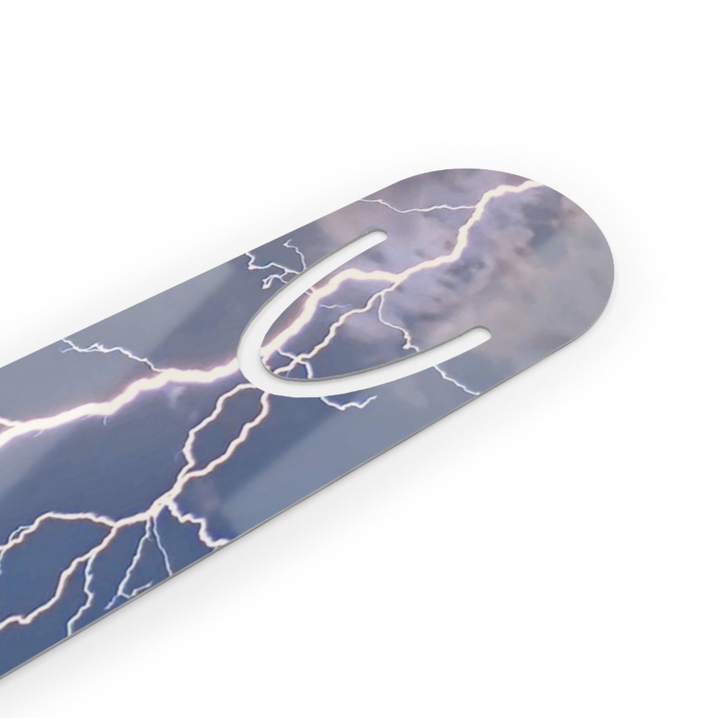 Bookmark - Lightning Strike Hope Aluminum Bookmark, Inspirational Quote, Book Lover Gift, Reading Accessory, Bookish Present, Page Marker