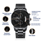 Men's customizable watch