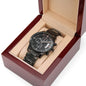 Men's customizable watch
