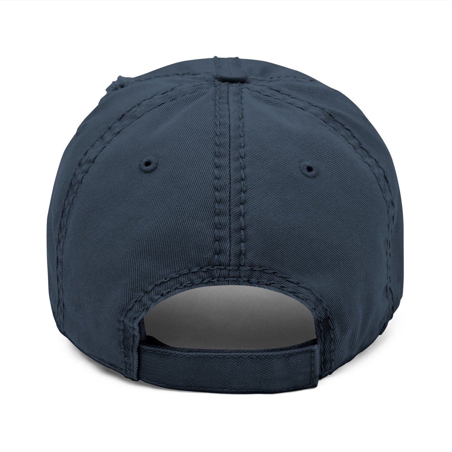 Embroidered Distressed Dad Hat