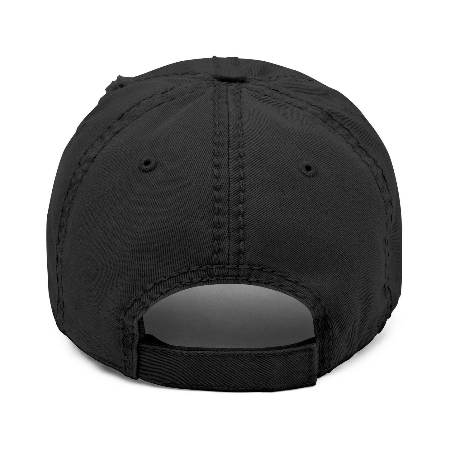 Embroidered Distressed Dad Hat