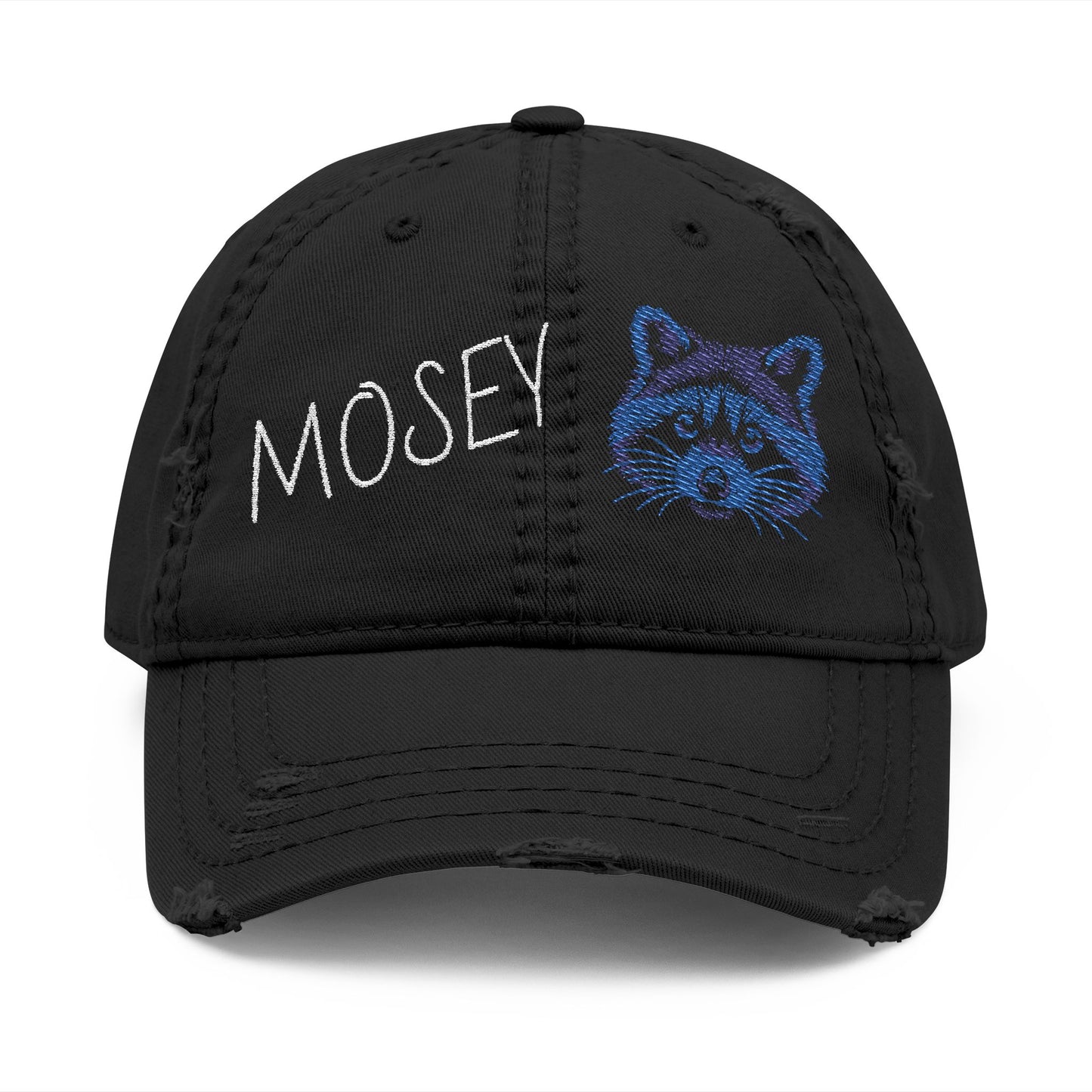 Embroidered Distressed Dad Hat