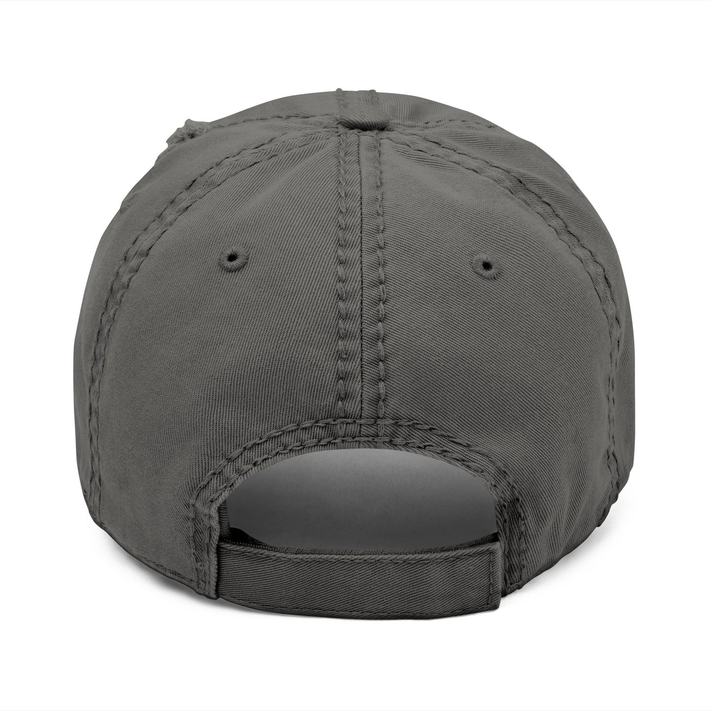 Embroidered Distressed Dad Hat