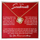 To My Soulmate, You Are Special To Me - Love Knot Neckalce