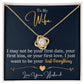 To My Wife, I Want To Be Your Everything - Love Knot Neckalce