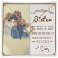 To My Unbiological Sister, Sisters By Heart - Love Knot Neckalce