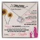 To My Mom, Thank You For Everything - Love Knot Neckalce