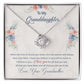To My Granddaughter, This Old Woman Will Always Have Your Back - Love Knot Neckalce