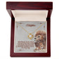 To My Beautiful Daughter, I Promise To Love You For The Rest Of My Life - Love Knot Neckalce