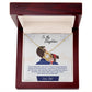 To My Daughter, You_ll Always Be My Baby Girl - Love Knot Neckalce