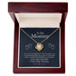 To My Mommy, Love From Your Tummy - Love Knot Neckalce