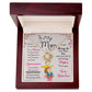 To My Mom, I Will Always Be Your Little Boy - Love Knot Neckalce
