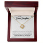 To My Bonus Daughter, Always Shine Like The Brightest Star - Love Knot Neckalce