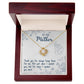 To My Mother, Thank You For Always Being There - Love Knot Neckalce