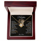 To My Daughter, You Will Always Be My Baby Girls - Love Knot Neckalce