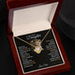 To My Daughter, You Will Always Be My Baby Girls - Love Knot Neckalce