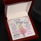 To My Mom, I Know Its Not Easy - Love Knot Neckalce