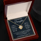 To My Daughter, I Will Always Carry You In My Heart - Love Knot Neckalce