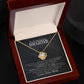 To My Beautiful Daughter, You Are Braver Than You Believe - Love Knot Neckalce