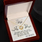 To My Wife, You Are My Queen Forever - Love Knot Neckalce