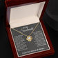 To My Soulmate, In Your Heart I Found My Love - Love Knot Neckalce