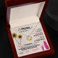To My Mom, Thank You For Everything - Love Knot Neckalce