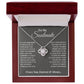 To My Soulmate, In Your Heart I Found My Love - Love Knot Neckalce