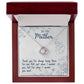 To My Mother, Thank You For Always Being There - Love Knot Neckalce