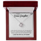 To My Bonus Daughter, Always Shine Like The Brightest Star - Love Knot Neckalce