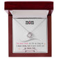 To My Mom, I Loved You My Whole Life - Love Knot Neckalce