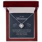 To My Mommy, Love From Your Tummy - Love Knot Neckalce