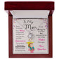 To My Mom, I Will Always Be Your Little Boy - Love Knot Neckalce