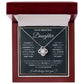 To My Daughter, I Will Always Carry You In My Heart - Love Knot Neckalce