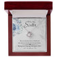 To My Sister, Thank You For Everything - Love Knot Neckalce