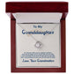 To My Granddaughter, I Love You For The Rest Of My Life - Love Knot Neckalce