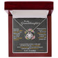 To My Granddaughter, Hold This Tight To Feel My Love - Love Knot Neckalce